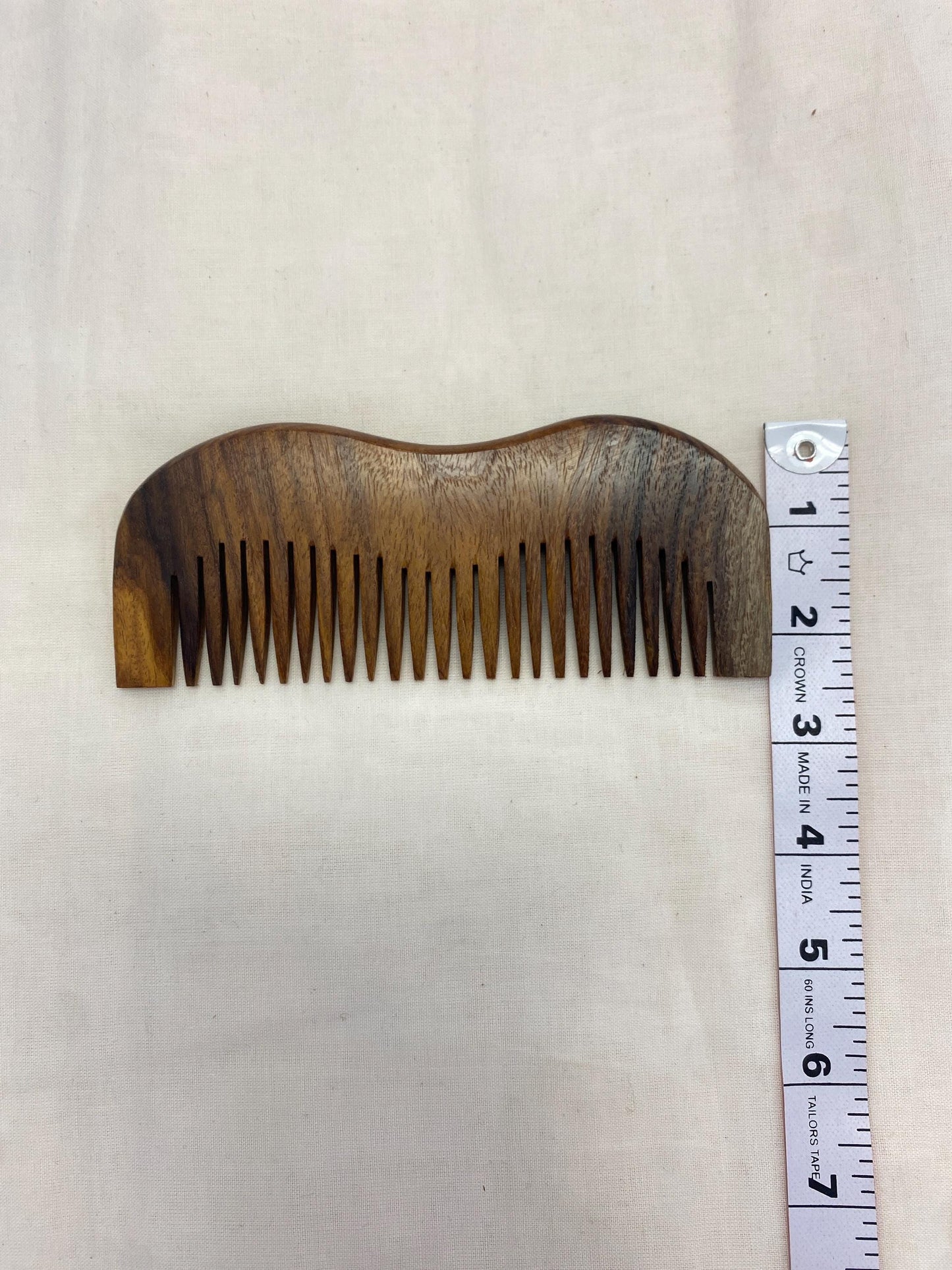 Pure Wood Comb- Wood Colour (Brown) II For Women/Men/Kids | Non-static | Eco-Friendly