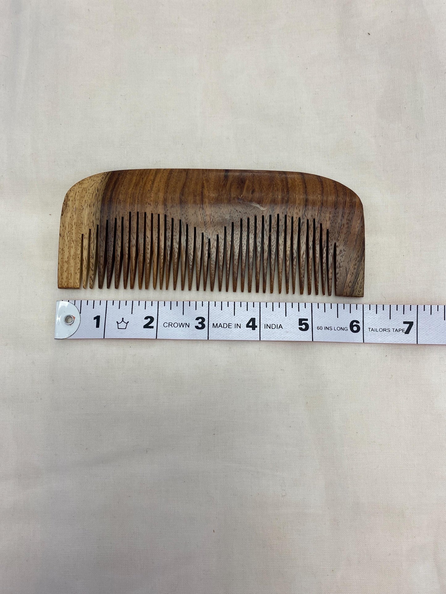Pure Wood Comb- Wood Colour (Brown) II For Women/Men/Kids | Non-static | Eco-Friendly