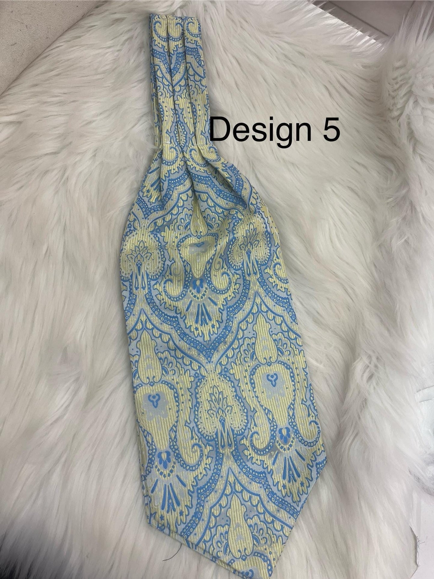 Silk Cravat Woven II Ascot Tie II Pocket Square