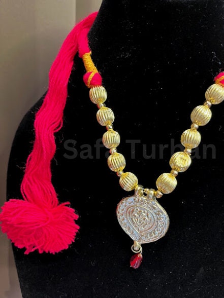 Kaintha Pendant Necklace (Punjabi Folk Cultural Bhangra/ Giddha)
