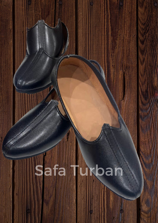 Men's Jalsa Jutti- Men Shoe- Men Punjabi Jutti- Mojaris (Size US 7,8,9,10,11- Colour Black, Brown)