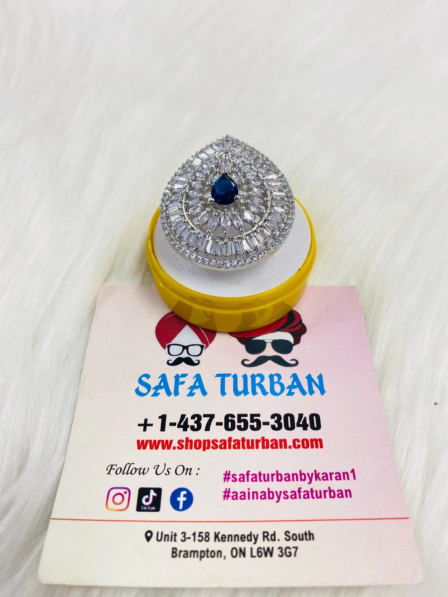 American Diamond Look/Artificial Silver Ring For Women and Girls