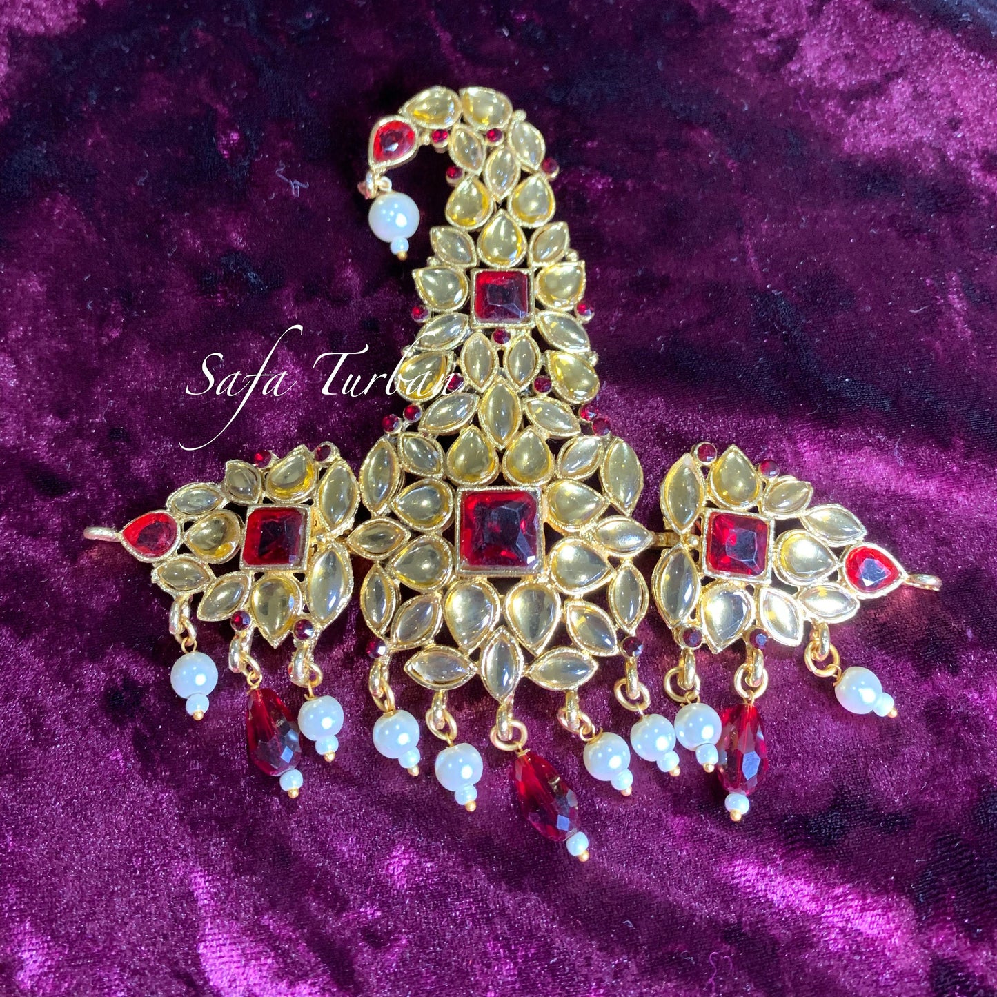 Indian Wedding Accessories-  Kalangi/Kalgi for Men's Safa/Groom Turban
