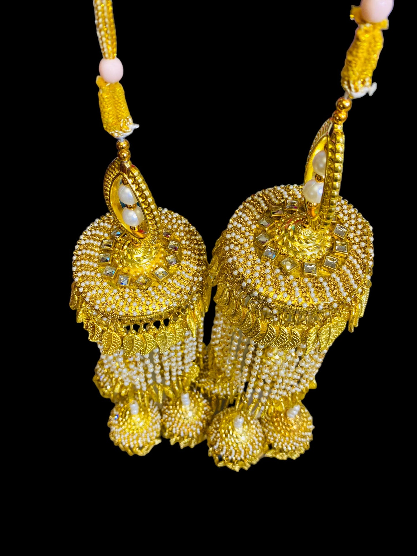 Beautiful Bridal Kaleera Traditional Big Size Kaliras for Bride & Women Hand Hanging Kalera(sold as pair)