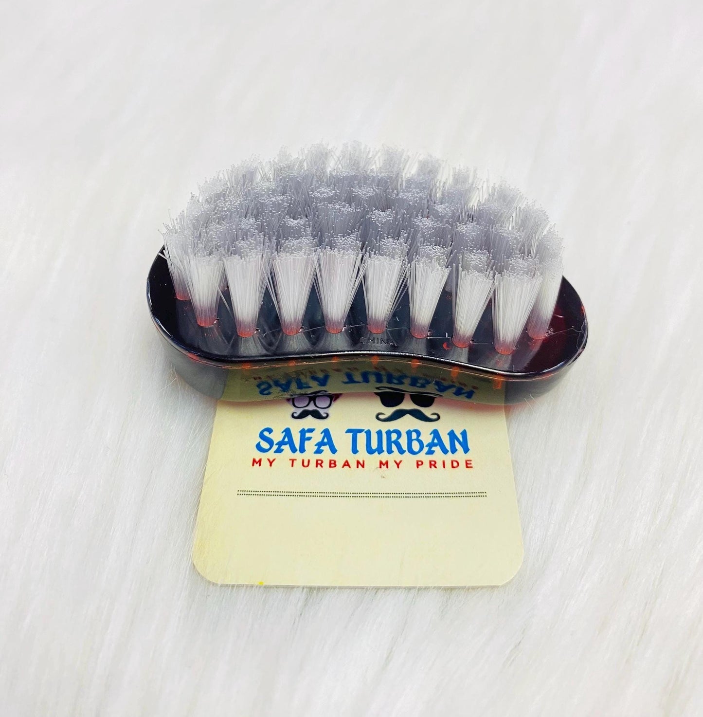 Plastic Brush||Colour -BrownII For Beard| Non-static | Eco-Friendly
