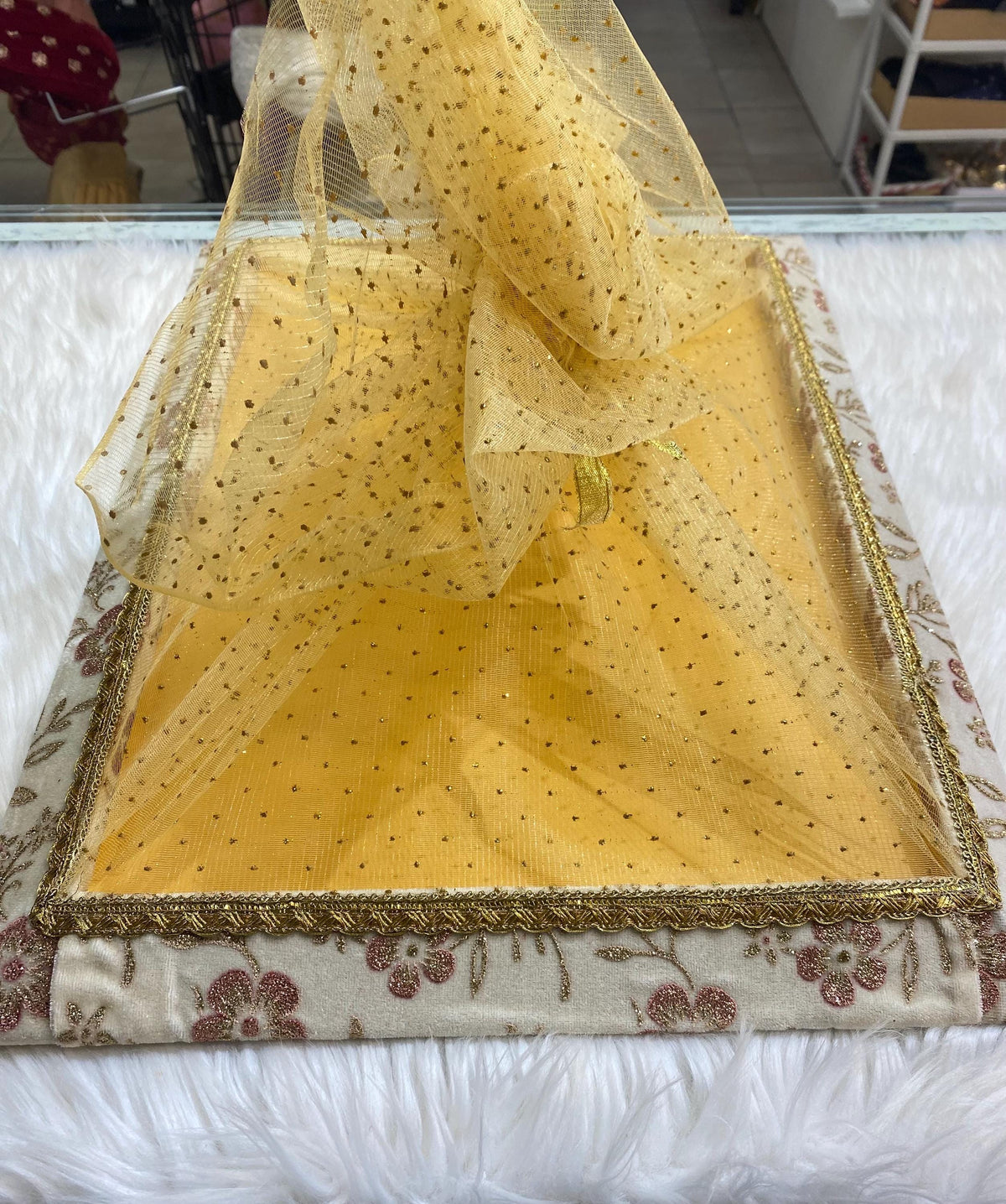 Decorative Wedding Tray/Trousseau Tray/Gifting Tray/Packing Tray