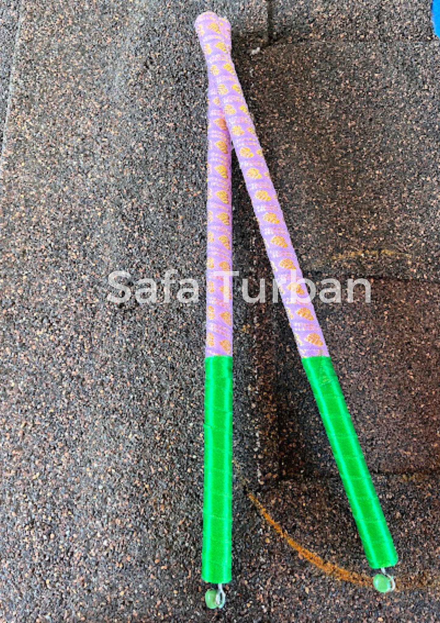 Multicolor Wooden Multicolor Dandiya Garba Sticks II Multidesign Dance Garba Sticks || dandiya