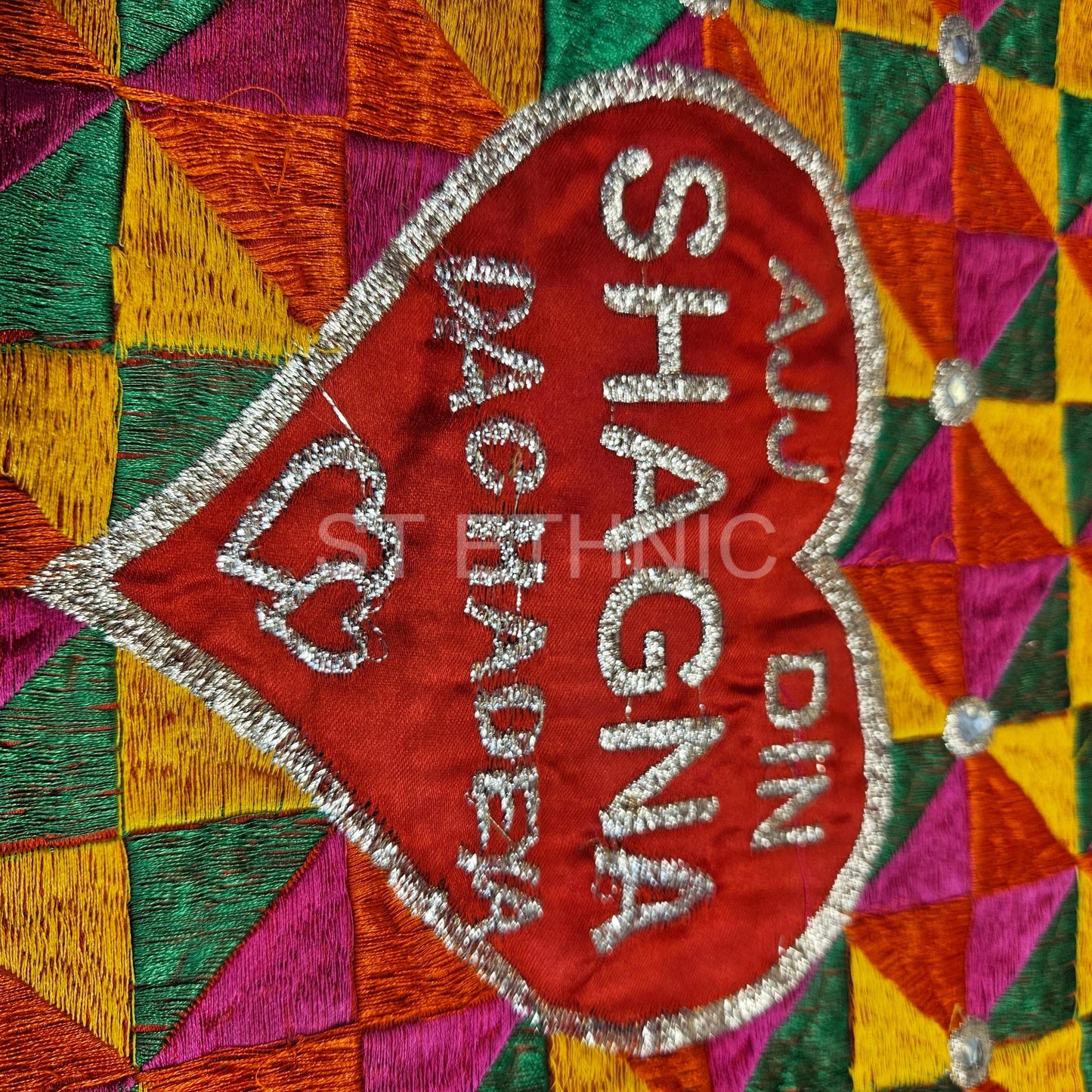 Indian Wedding- Desi Mithai/ Bhaji/Ladoo Bag- Potli Bag for Return Gifts Wedding II Sweets Bag Gift II Phulkari print potli