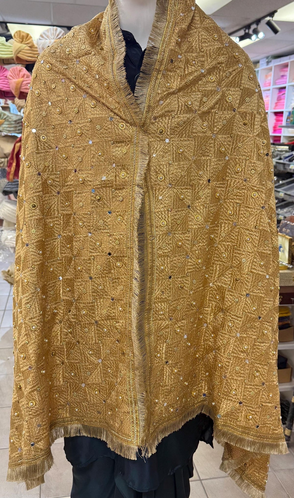 Phulkari Dupatta- Women's Beautiful Phulkari Dupatta, Scarf, Phulkari Chunni, Dupatta