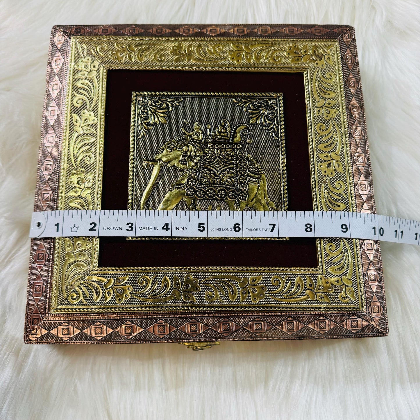Decorative  Heavy Wooden  Handicraft Empty Dry Fruit Gift Box/Gifting Box/Wedding Box/four section