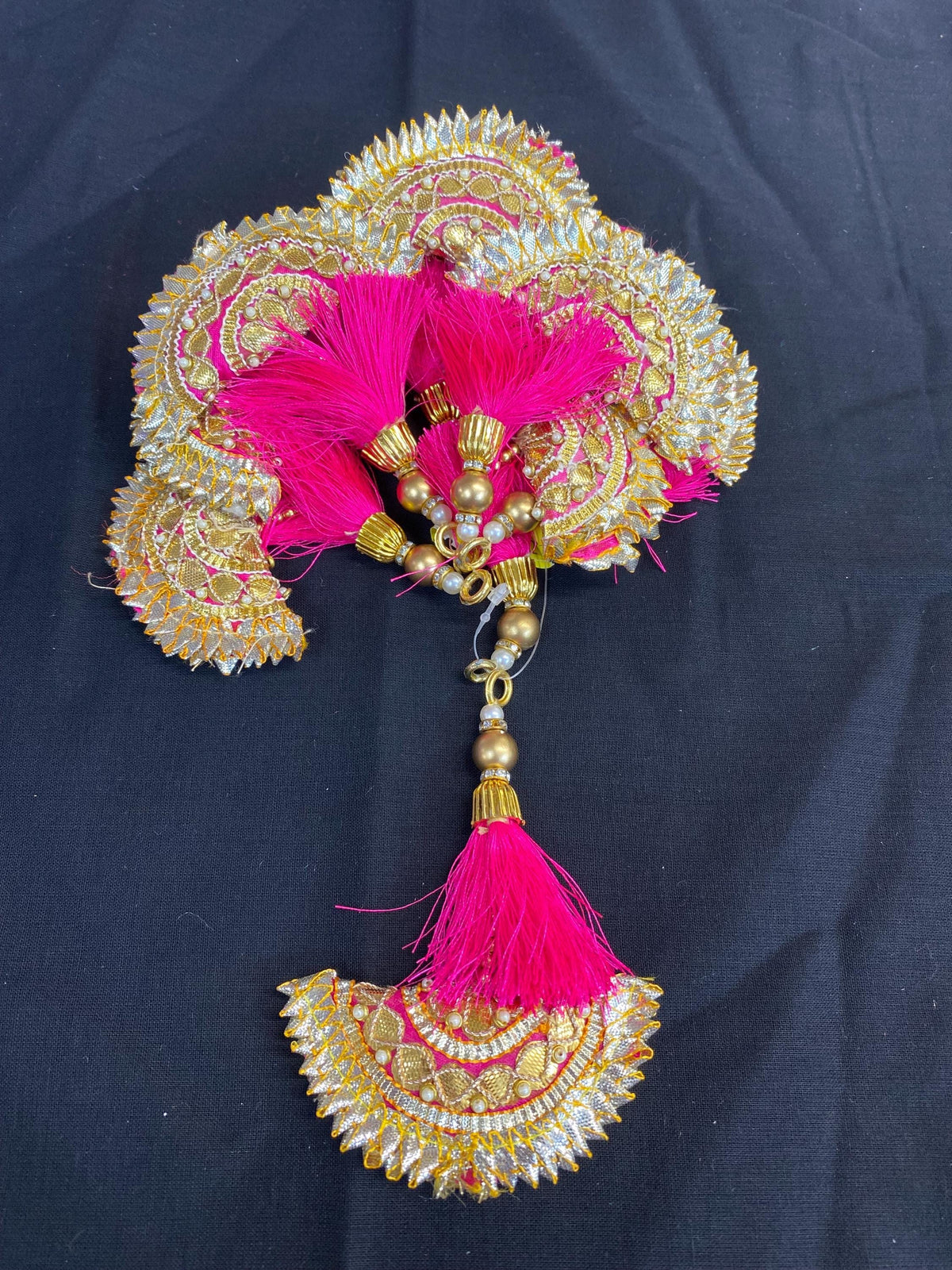 Fashion Handmade Latkan, Stylish Heavy Long for Lehenga, Chunni Border, Hanging Latkan for Lehenga, Handmade Pillow Shaped latkan