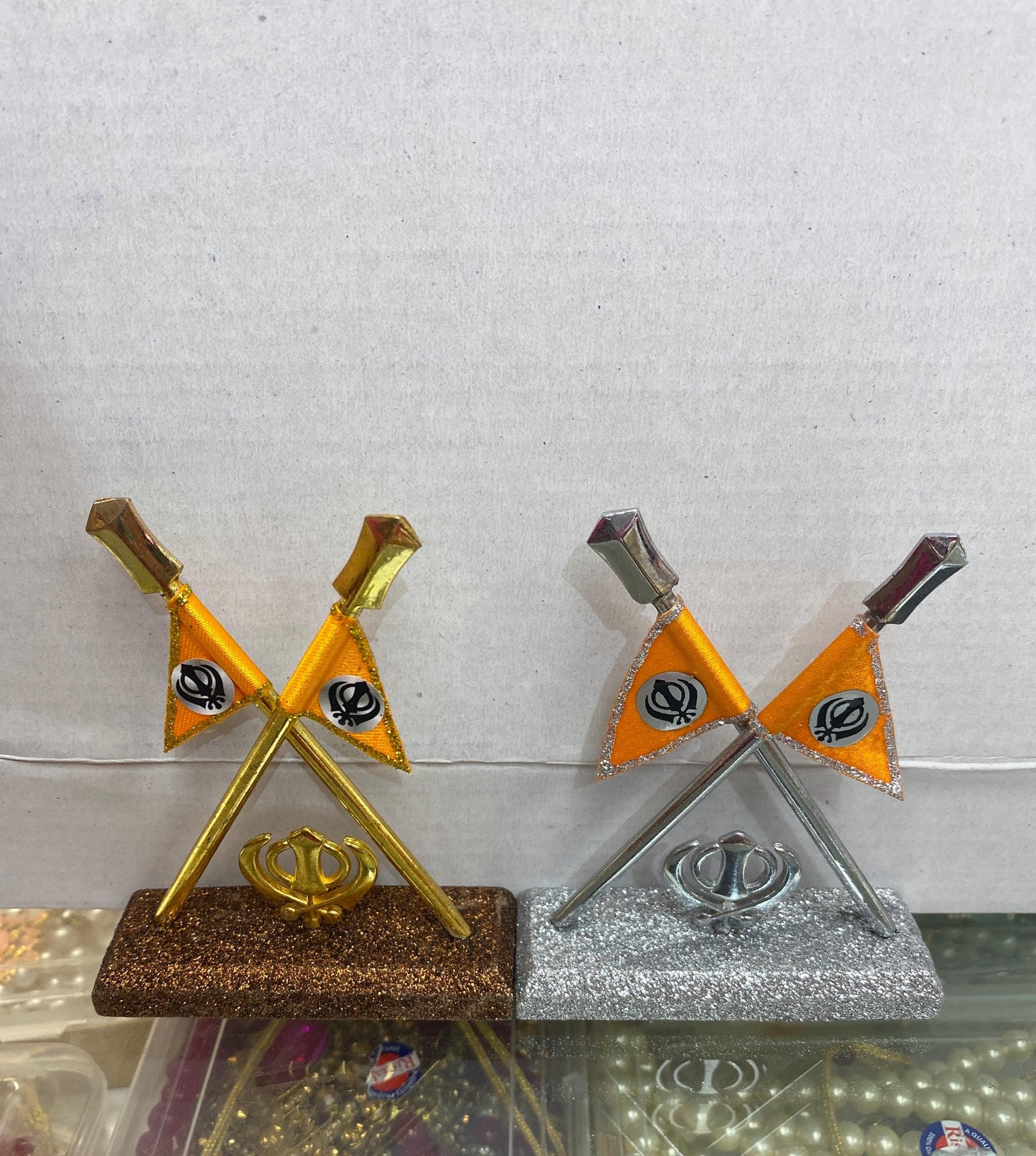 Car/Truck/Office Dashboard Accessories- (Khanda Flag ) II Religious item