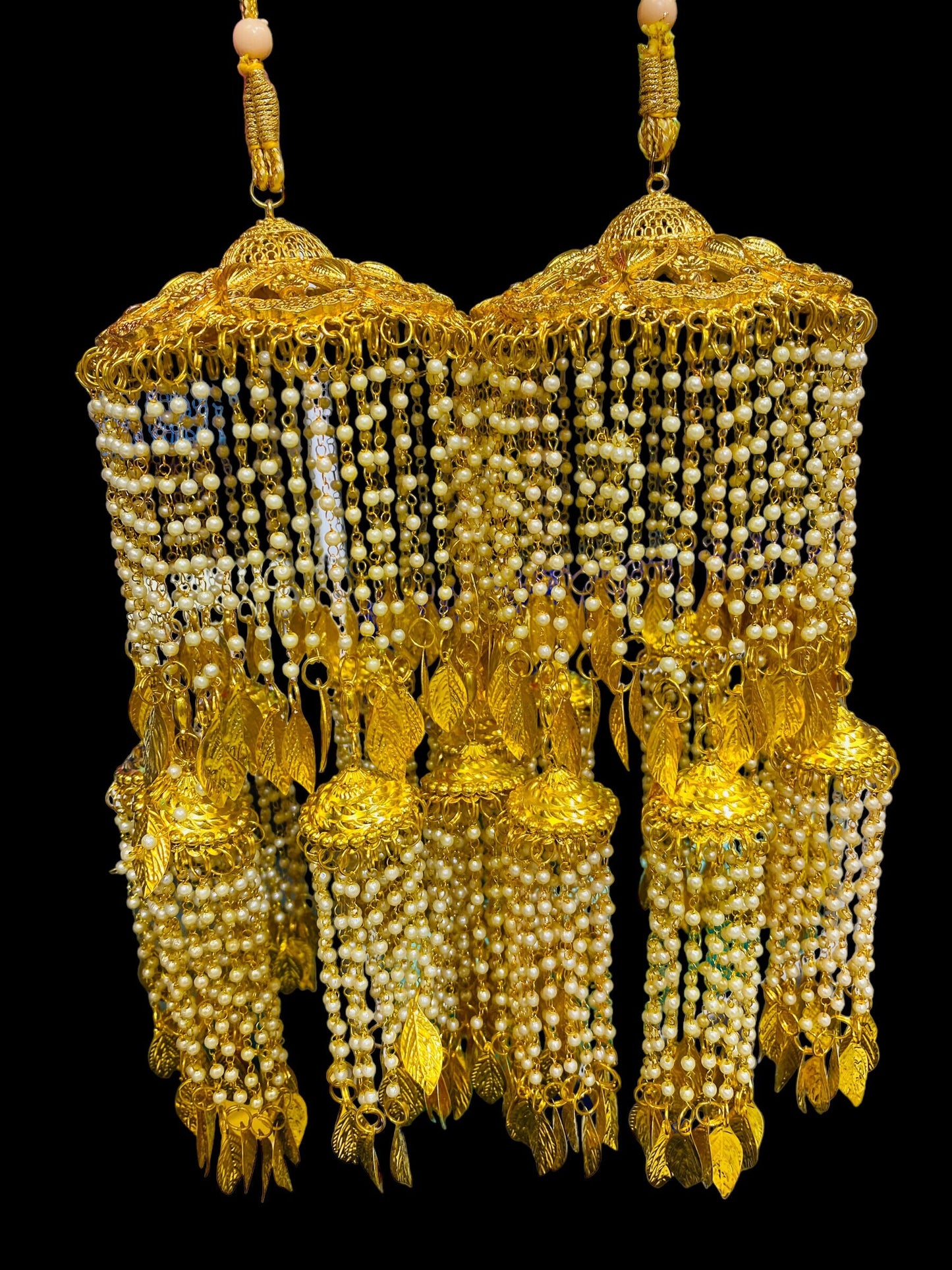 Beautiful Bridal Kaleera Traditional Big Size Kaliras for Bride & Women Hand Hanging Kalera(sold as pair)