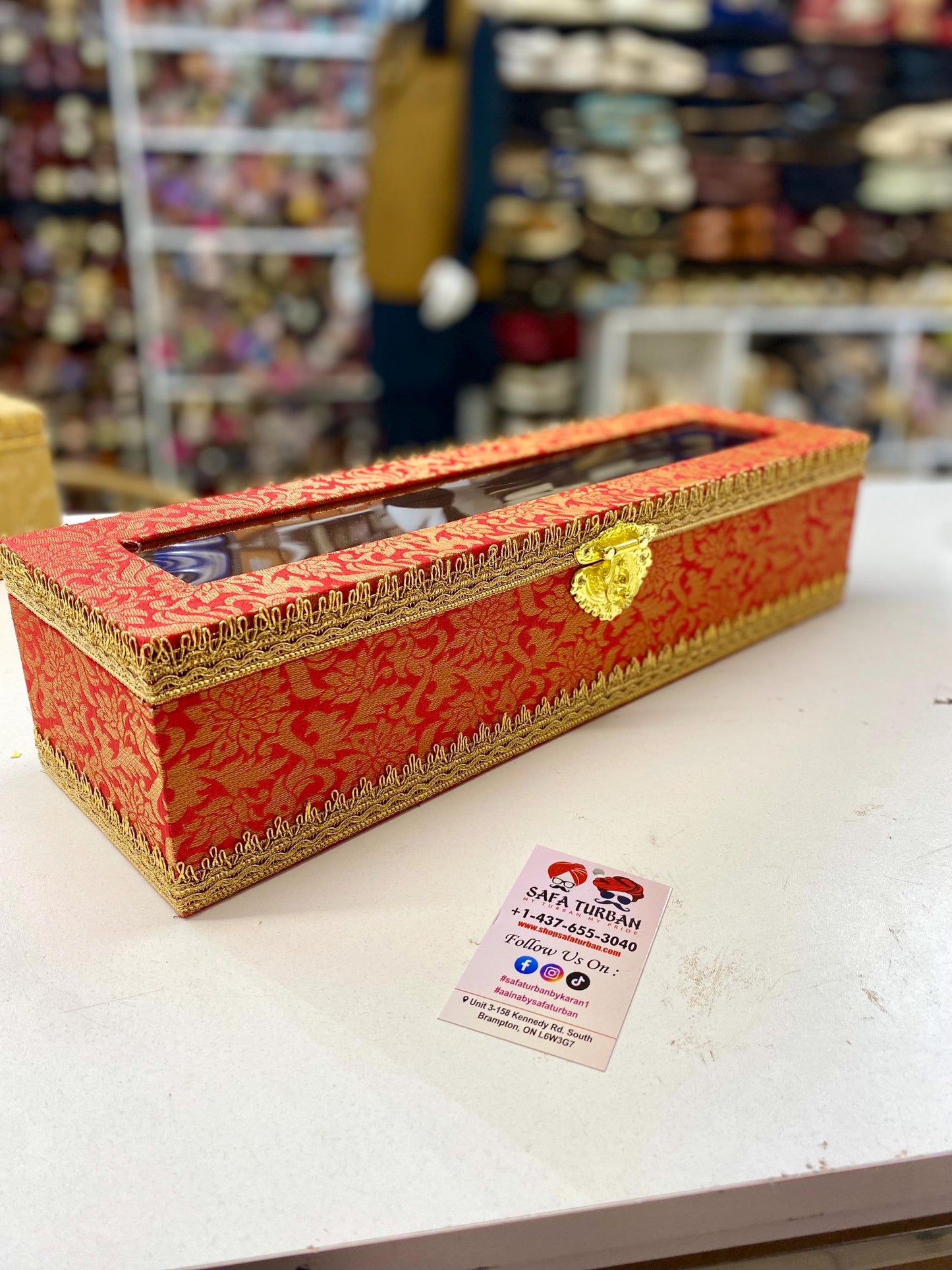 Churra /Kalira Box- Brocade handcrafted Box- Trousseau Box- Churra Kalire Box- Bridal Chura- Bridal Chuda Bangles- Bangle Storage Box