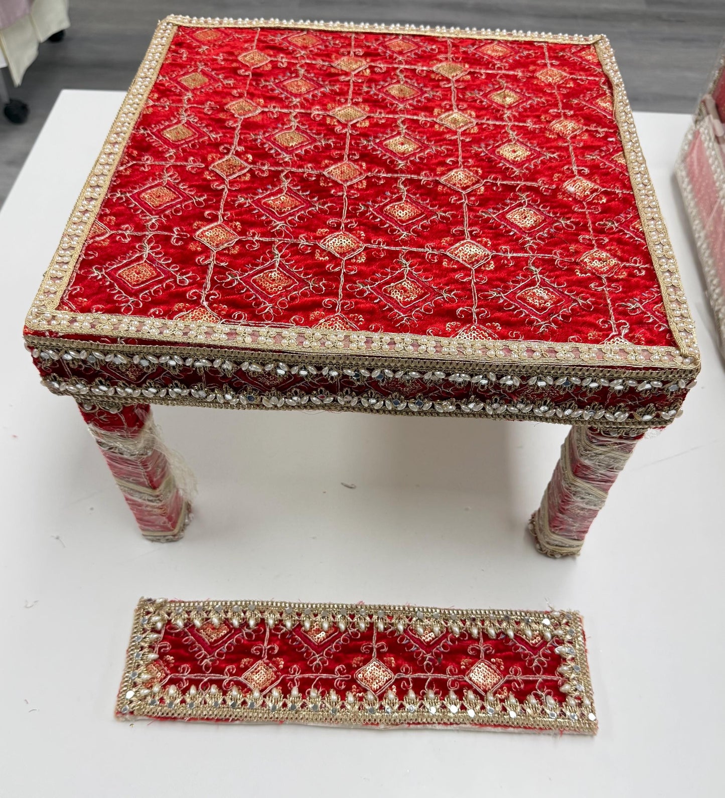 Pihdi/Bench/ Chownki/Patra- Wedding Accessories- Bride/Groom, Mayian/ Haldi/ Maiyan/ Vatna Ceremony