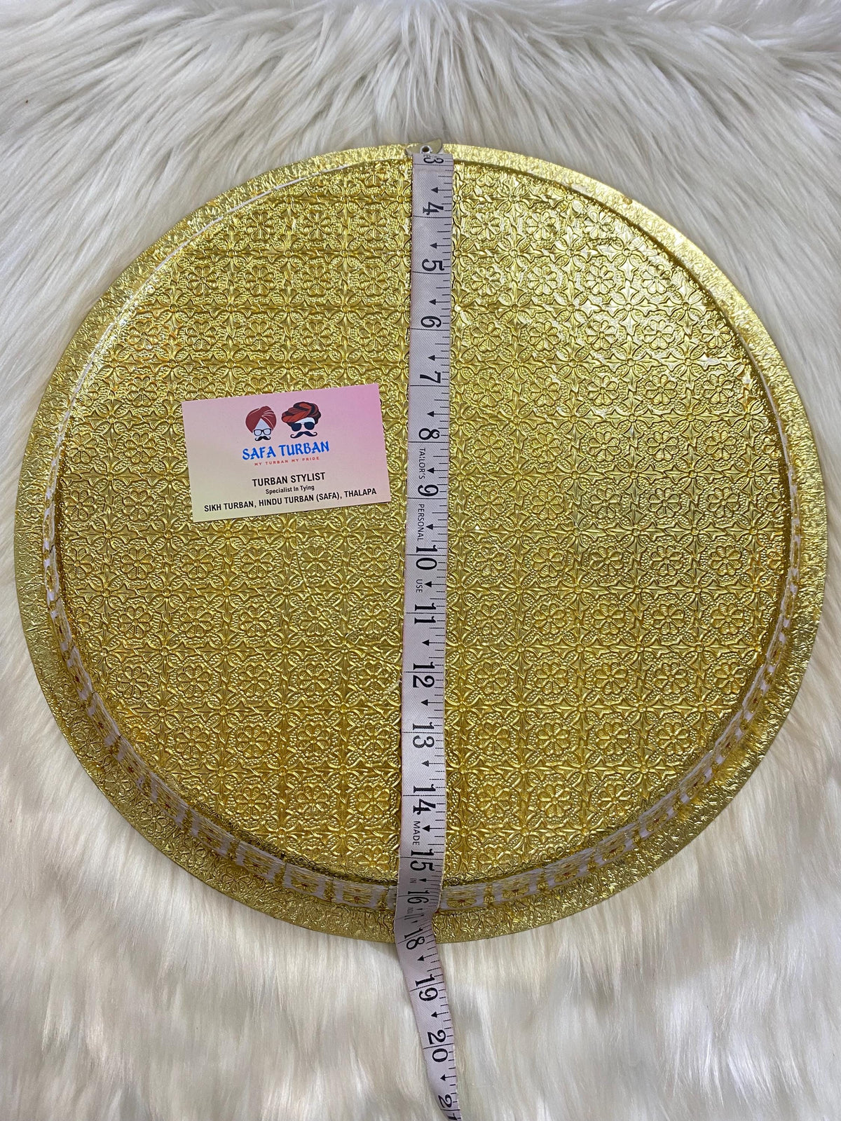 Decorative Meenakari Plate/Thalli/ Thaal for wedding, shagun etc.