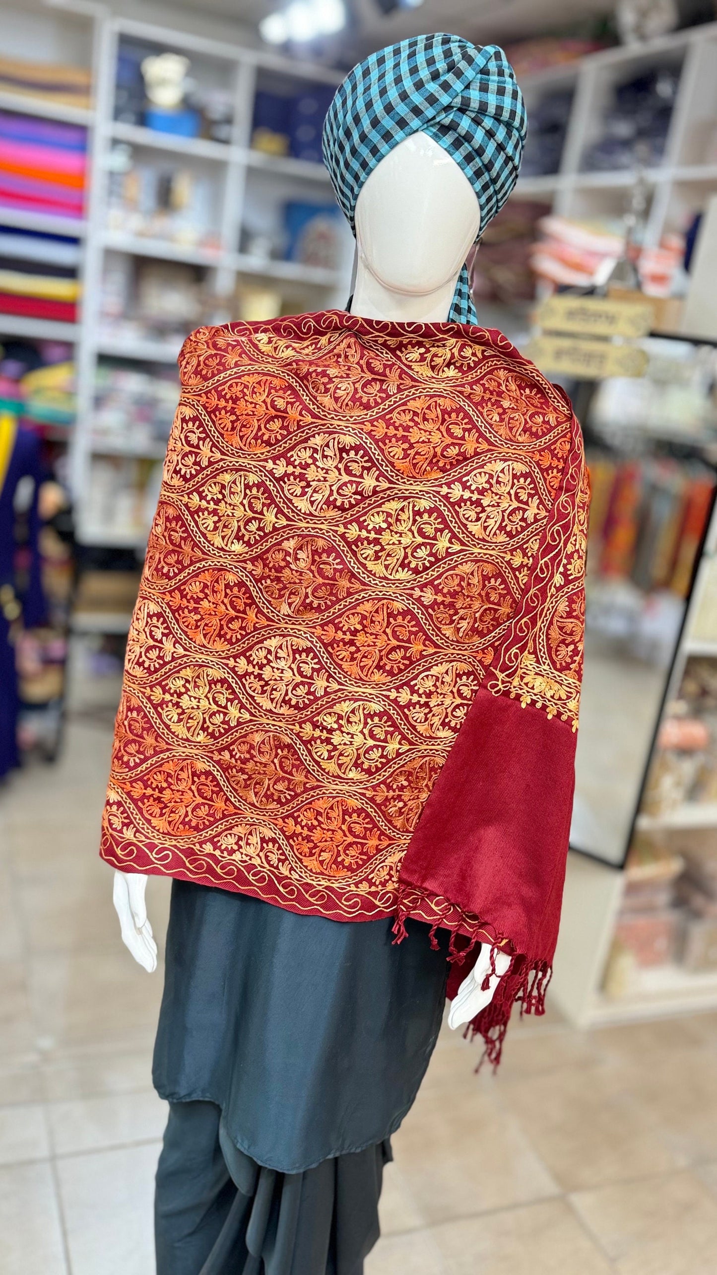 Men & Womens Pashmina Shawl, Unisex Shawl/Scarf/Stole Stylish Print/ Shawl For Jaggo in Multicolors