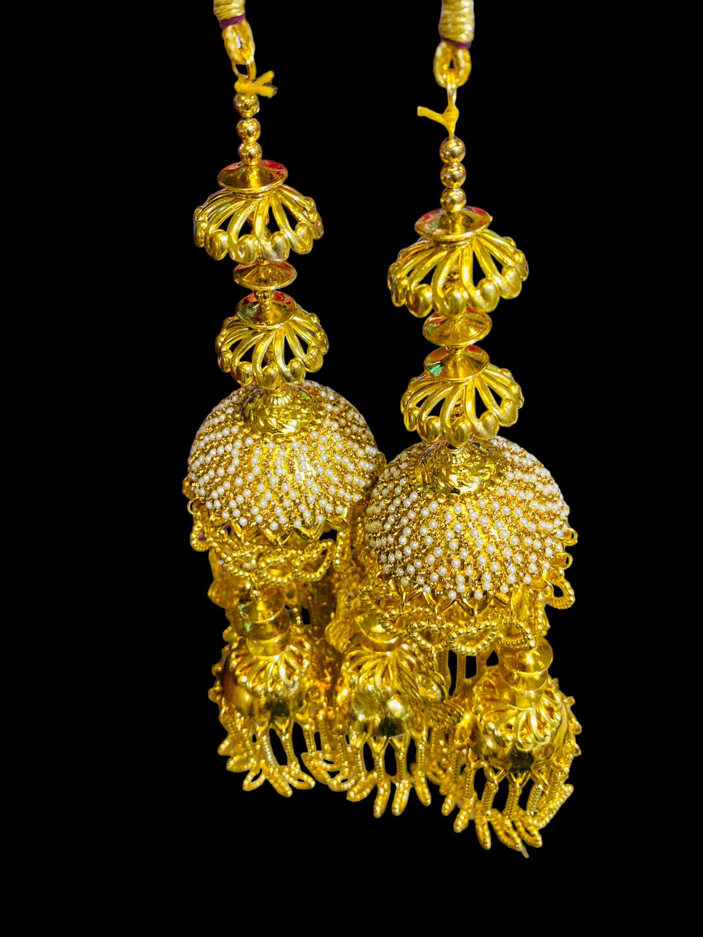 Beautiful Bridal Kaleera Traditional Big Size Kaliras for Bride & Women Hand Hanging Kalera(sold as pair)