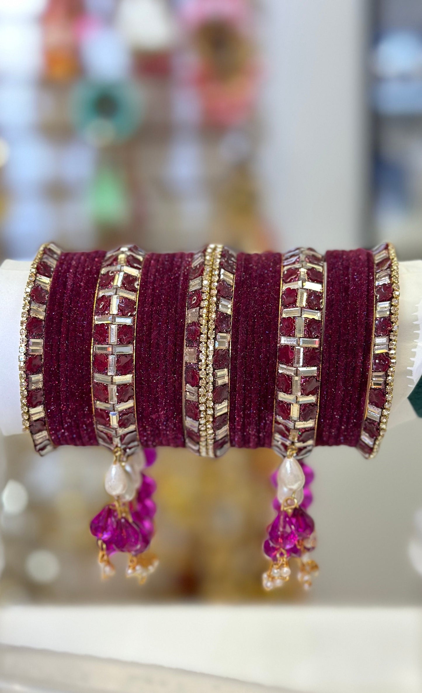 Bangles- Metal Bangles/Wedding bangles/Velvet bangles/Kada bangles /Tassels bangles