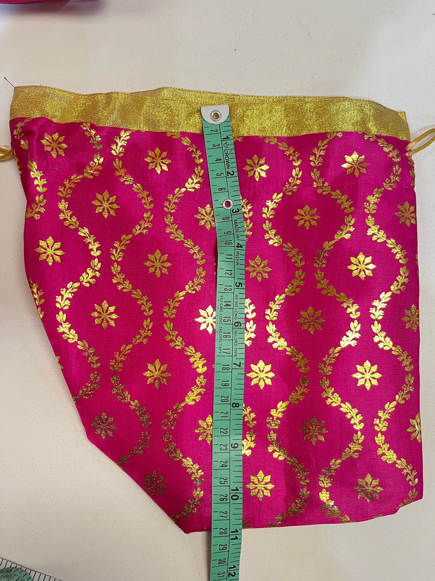 Indian Wedding- Large Size Desi Mithai/ Bhaji/Ladoo Bag- Potli Bag for Return Gifts Wedding II Sweets Bag Gift II