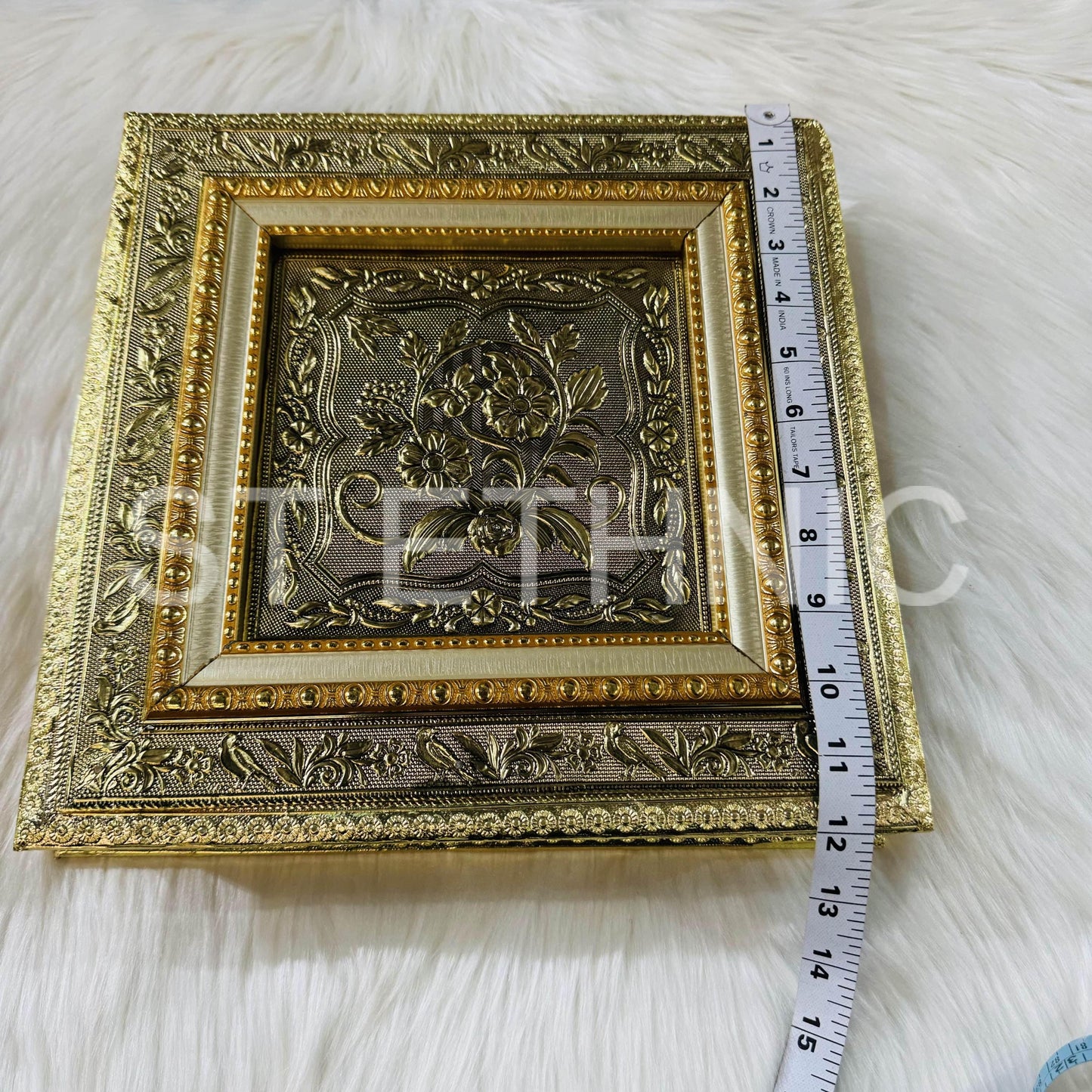 Decorative  Heavy Wooden  Handicraft Empty Dry Fruit Gift Box/Gifting Box/Wedding Box/Six sectional Box