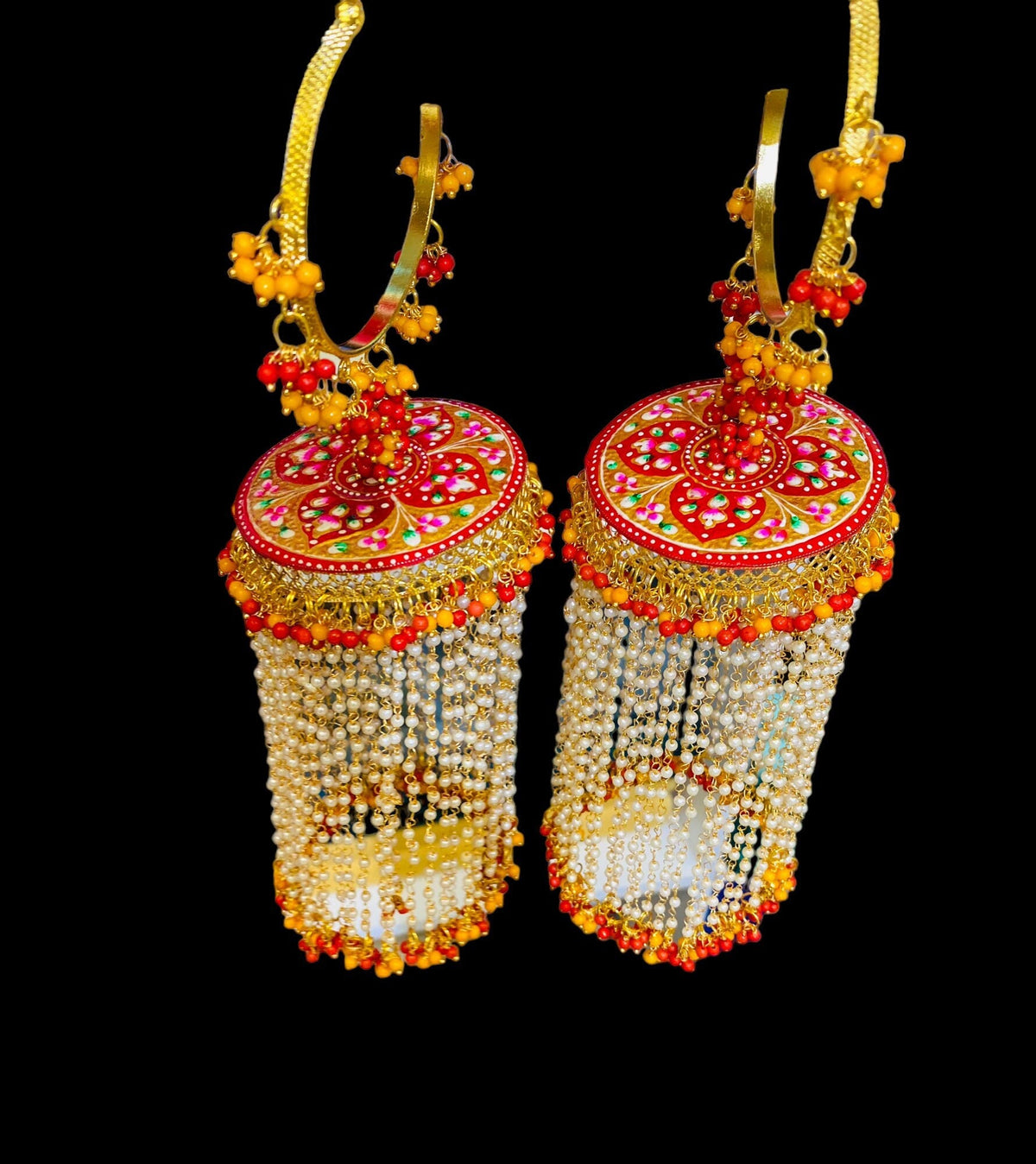 Beautiful Bridal Kaleera Traditional Big Size Kaliras for Bride & Women Hand Hanging Kalera(sold as pair)