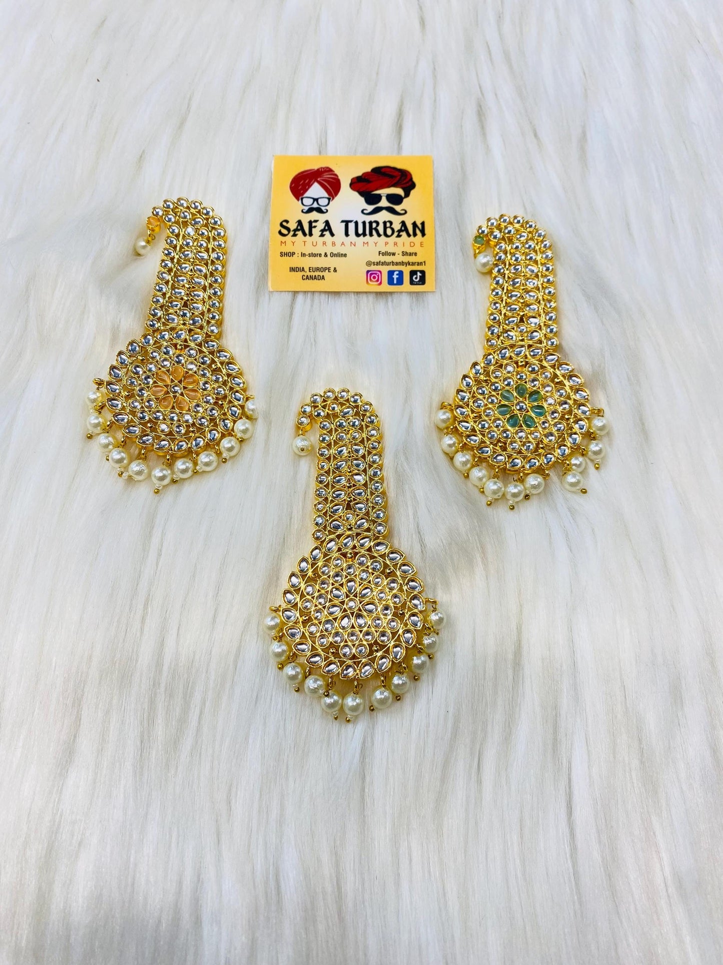 Indian Groom Wedding Accessories-  Kalangi/Kalgi for Men's Safa/Groom Pagdi