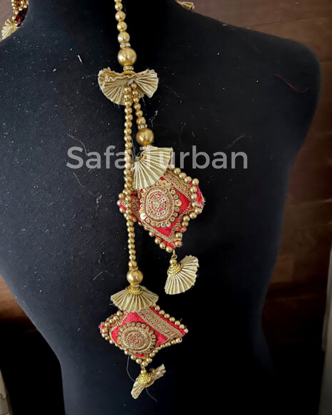 Handmade Latkan, Stylish Heavy Long for Lehenga, Chunni Border, Hanging Latkan for Lehenga, Handmade Pillow Shaped latkan
