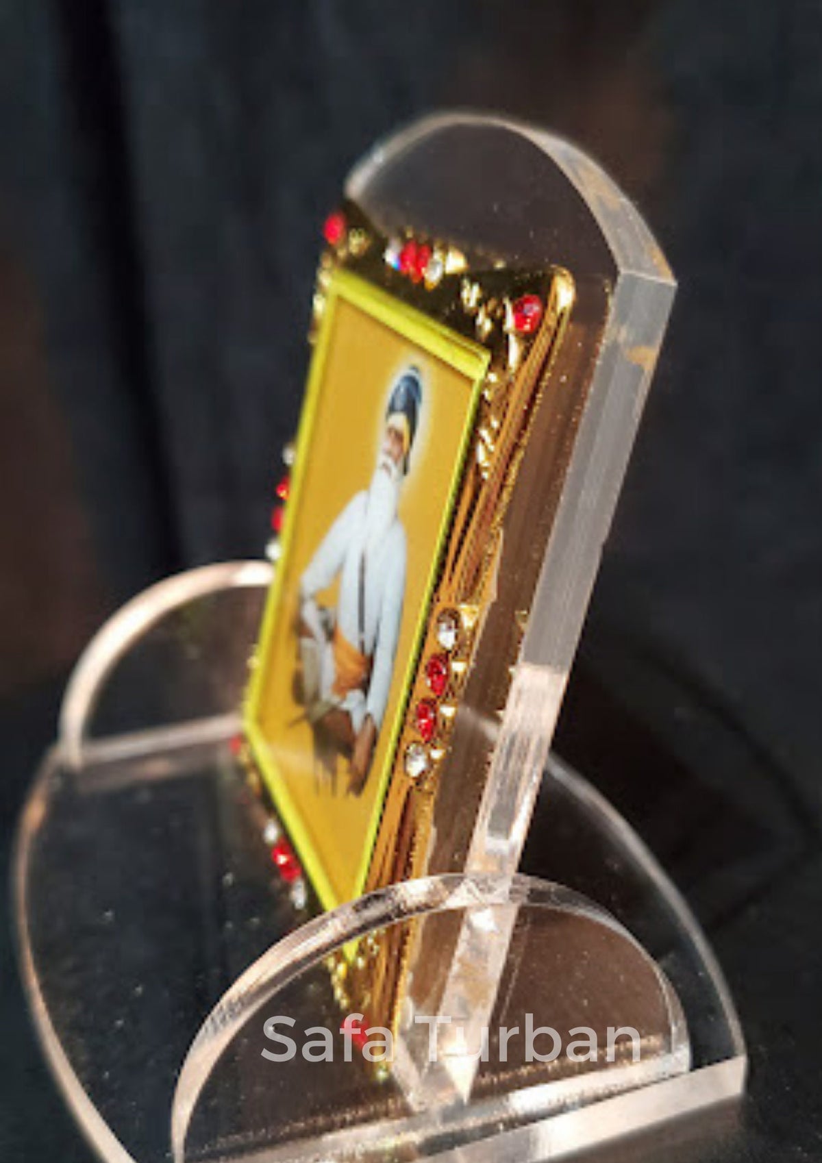 Car Dashboard Rectangular Shape Acrylic Showpiece, Religious Idol Statue for Mandir, Office & Home Décor