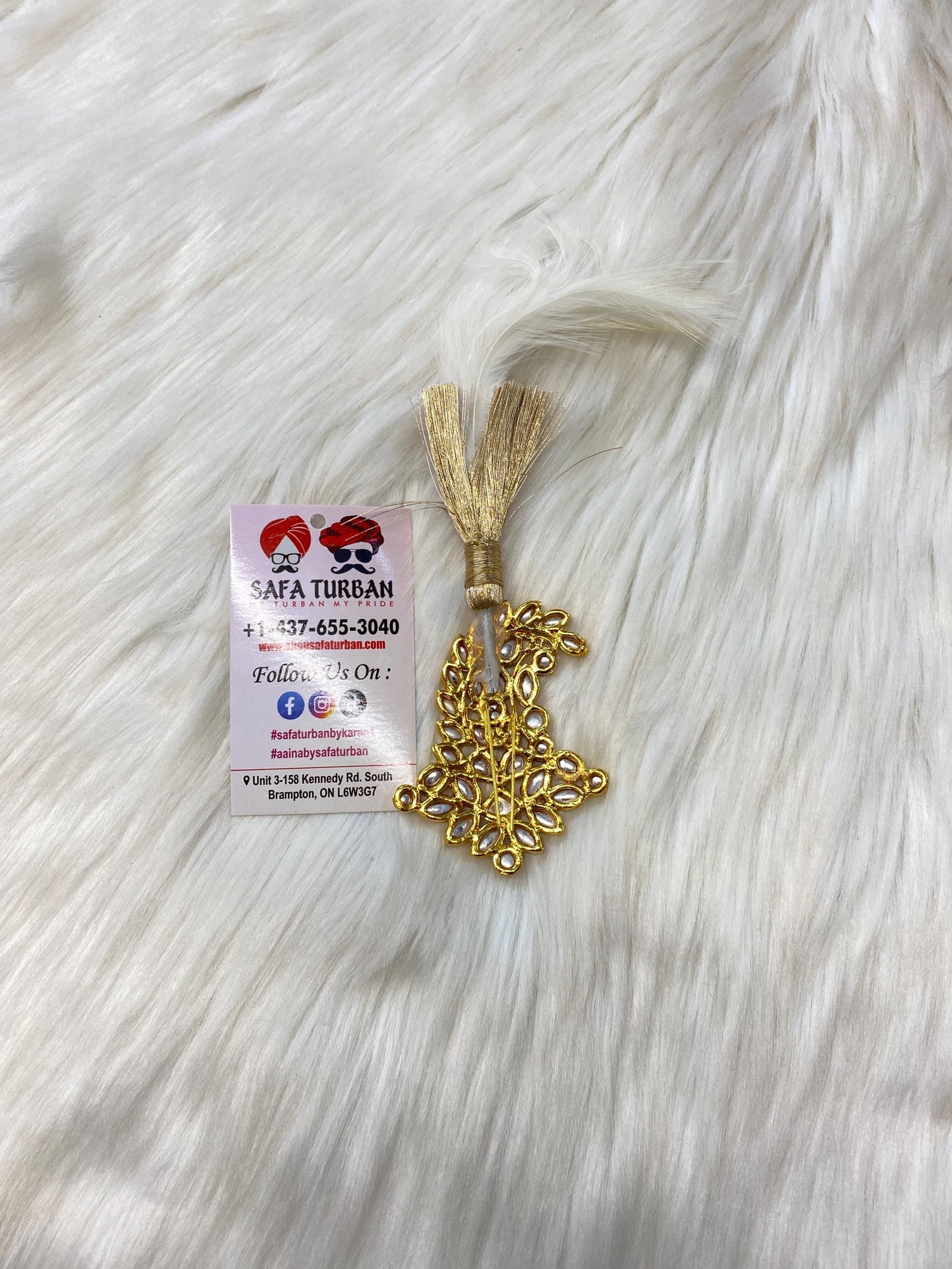 Indian Groom Wedding Accessories-  Kalangi/Kalgi for Men's Safa/Groom Pagdi