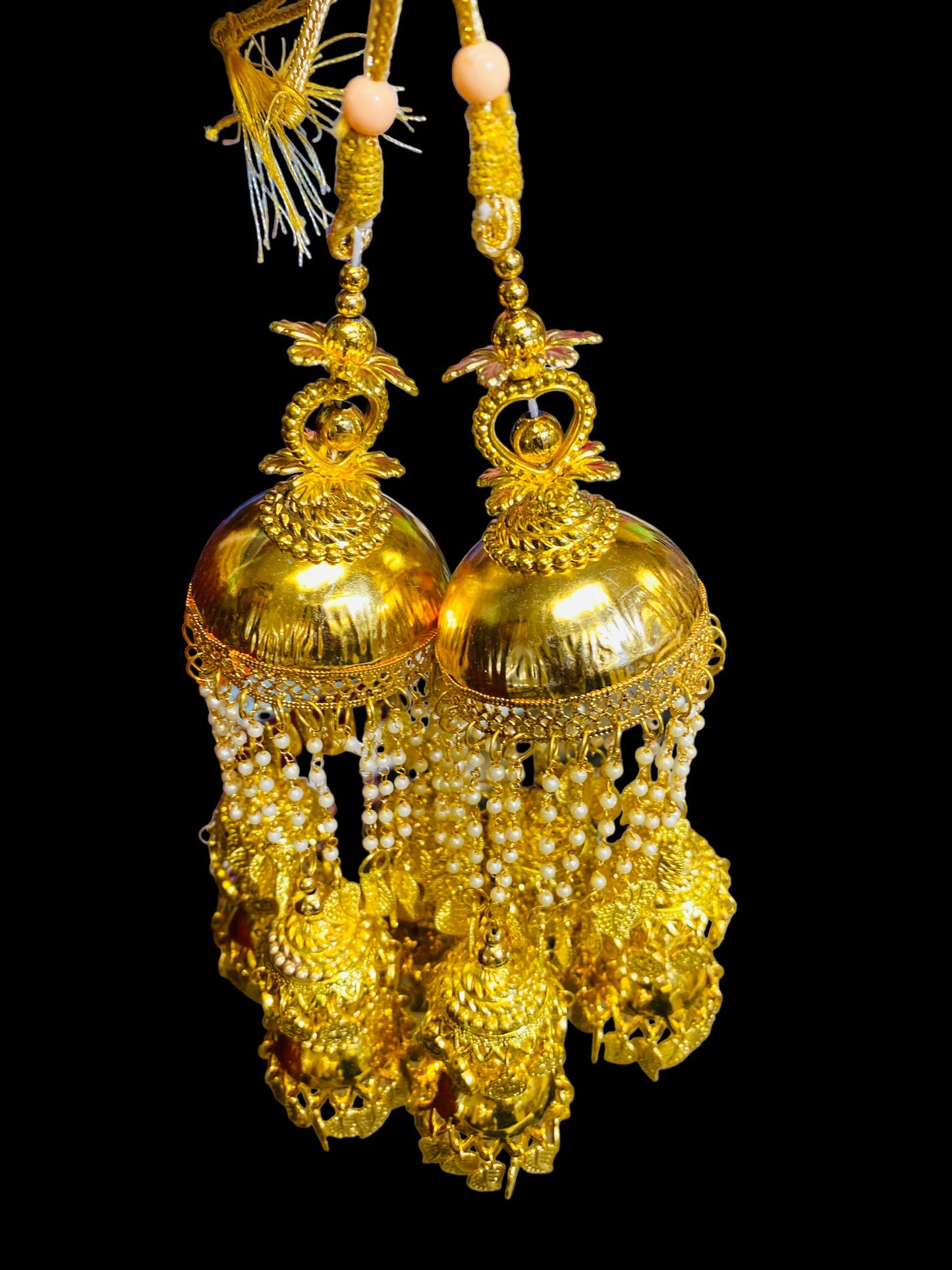 Beautiful Bridal Kaleera Traditional Big Size Kaliras for Bride & Women Hand Hanging Kalera(sold as pair)