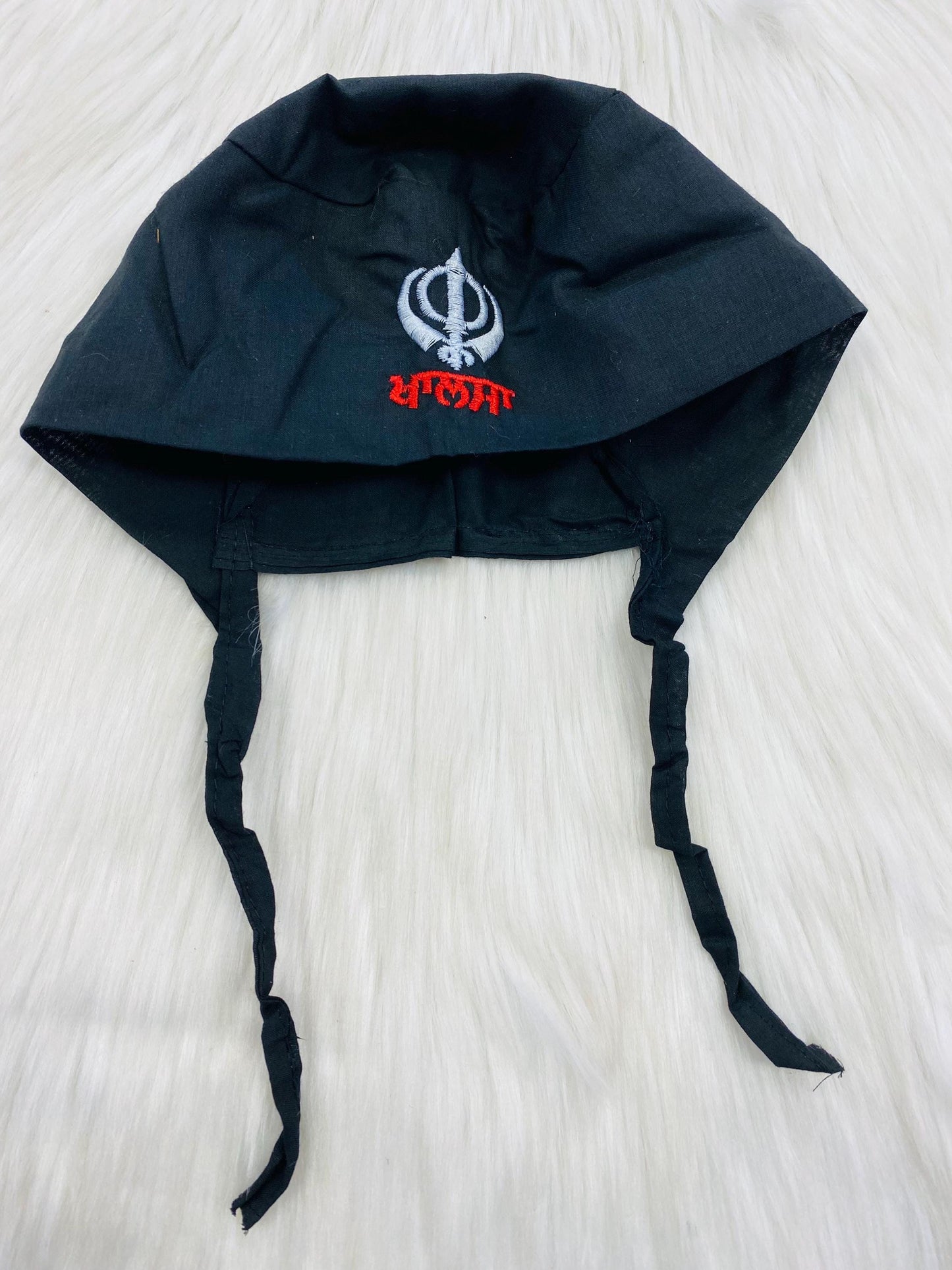 Sikh Patka for Kids with Khanda Sign | Newborn to 3–4 Years