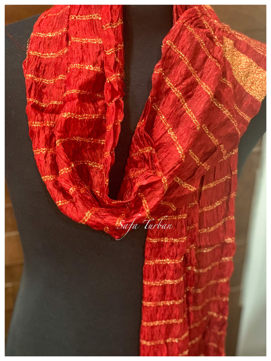 Wedding Dupatta/ Stole/ Chunni Stole for Bride/Groom Family Members to wear with Sherwani Kurta