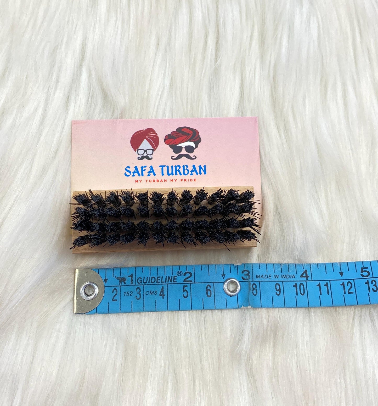 Wood Brush-Wood Colour (Brown) II For Beard| Non-static | Eco-Friendly