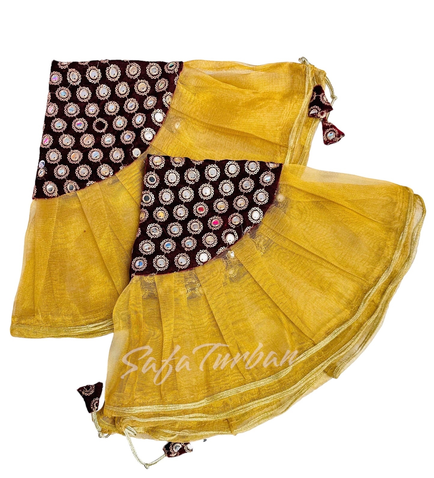 Wedding Accessories- 2 piece Lap Cover Set/ Bride & Groom Shagun/ Shagun Drawstring Bags / Wedding / Wedding Accessories