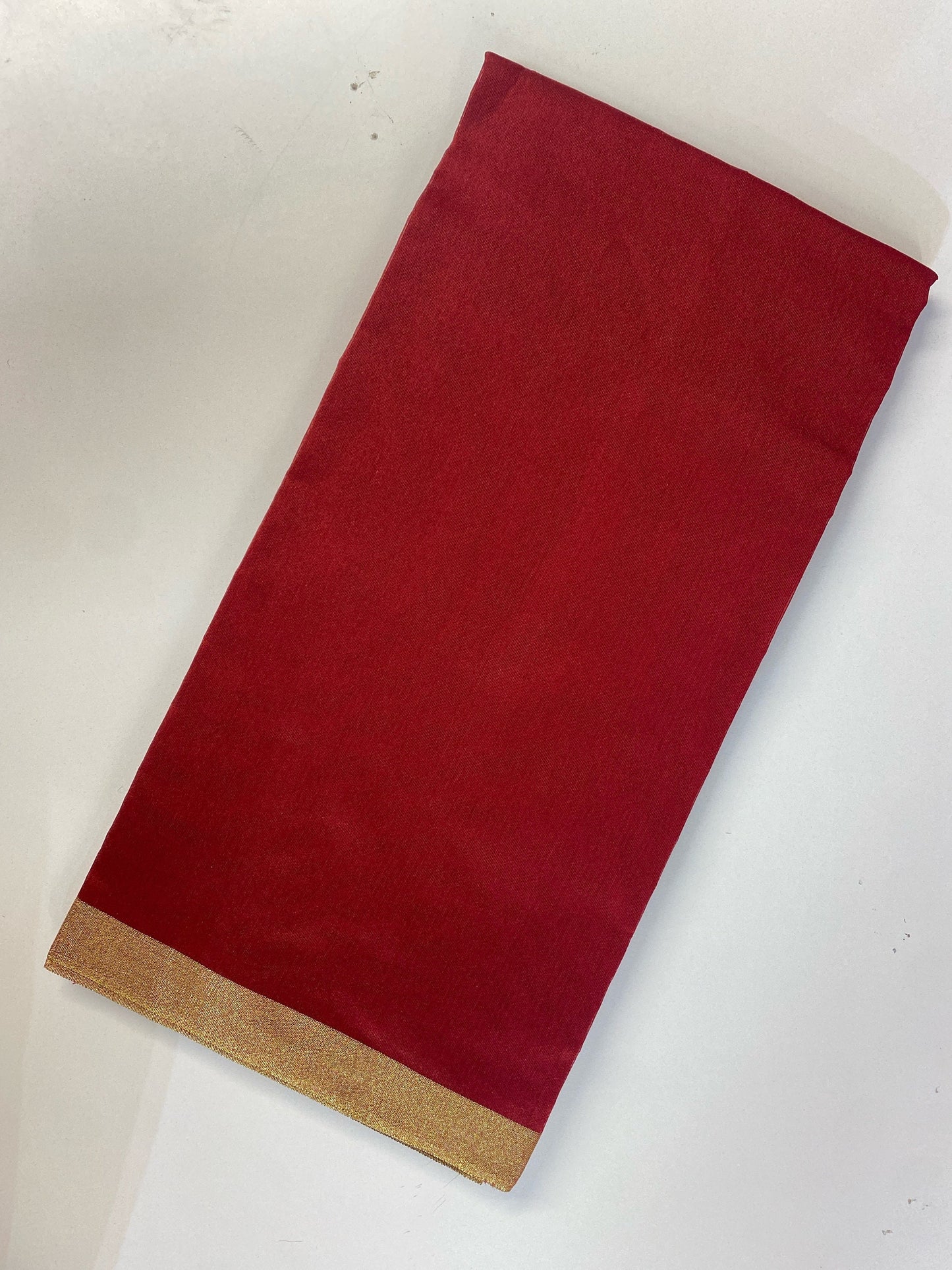 Men's Traditional Turban Fabric/Safa/Pagdi/Pheta Cloth (Maroon) for Barati/Groom/Social Occasion