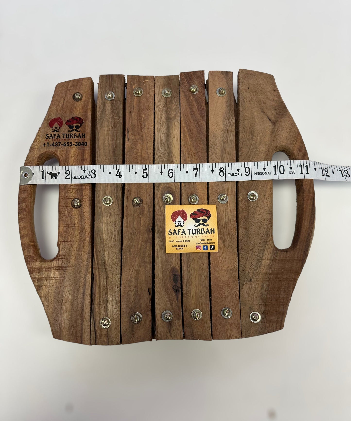 Bhangra Prop- Chikka, Wooden Chikka, Bhangra Sapp Chhikka Kanchi, Chikka with Handle
