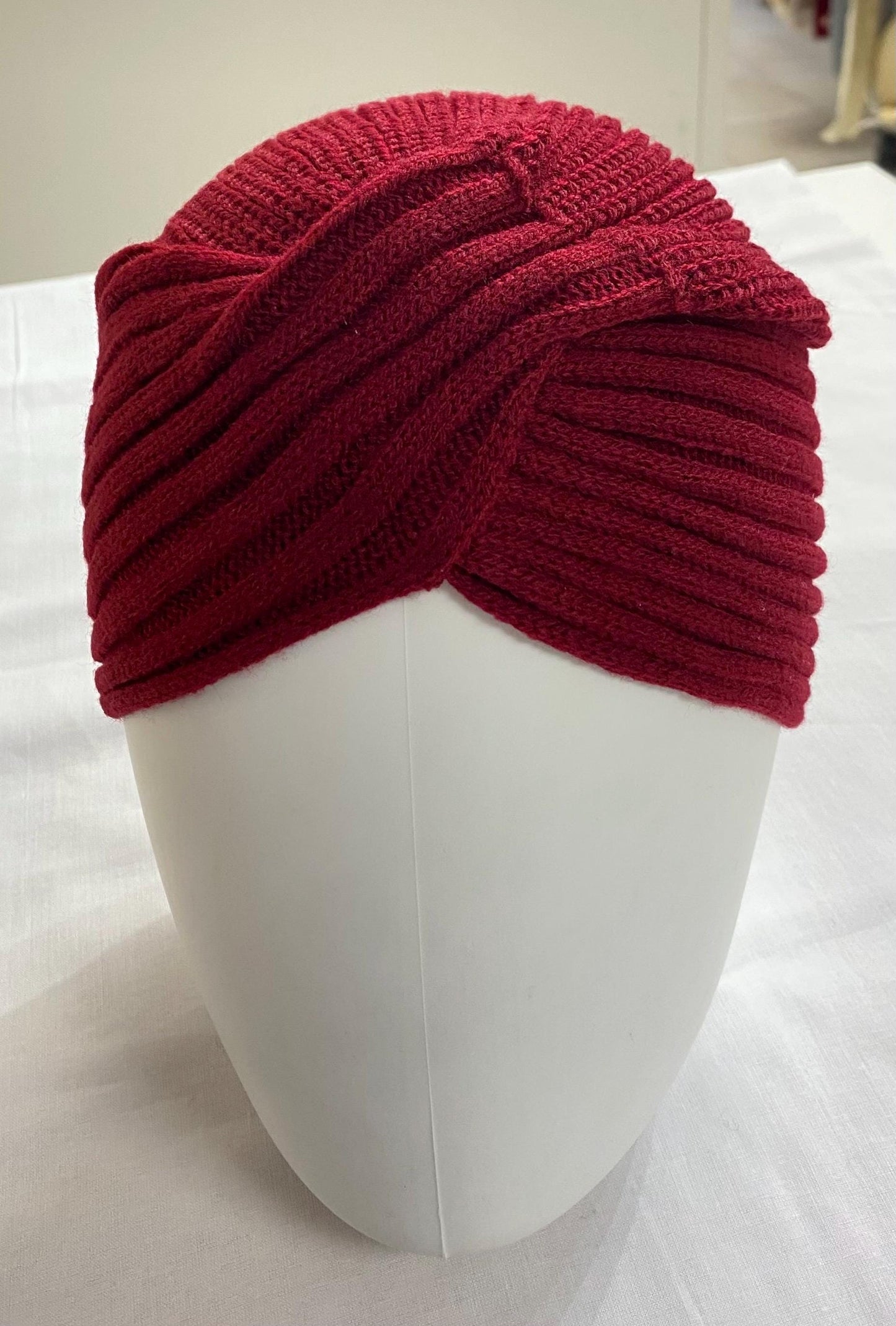 Wool Knit Pleated Cap- Head Wrap/Cover- Pagri Style cap- Turban style cap for kids