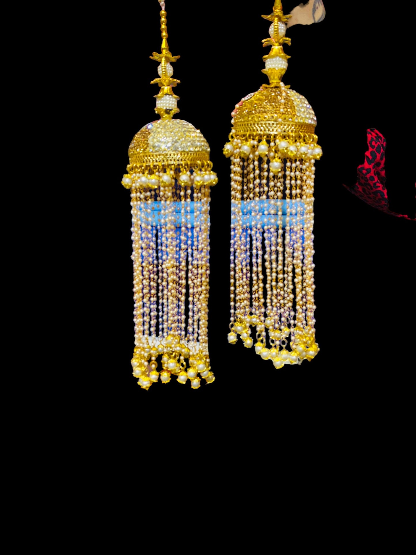 Beautiful Bridal Kaleera Traditional Big Size Kaliras for Bride & Women Hand Hanging Kalera(sold as pair)