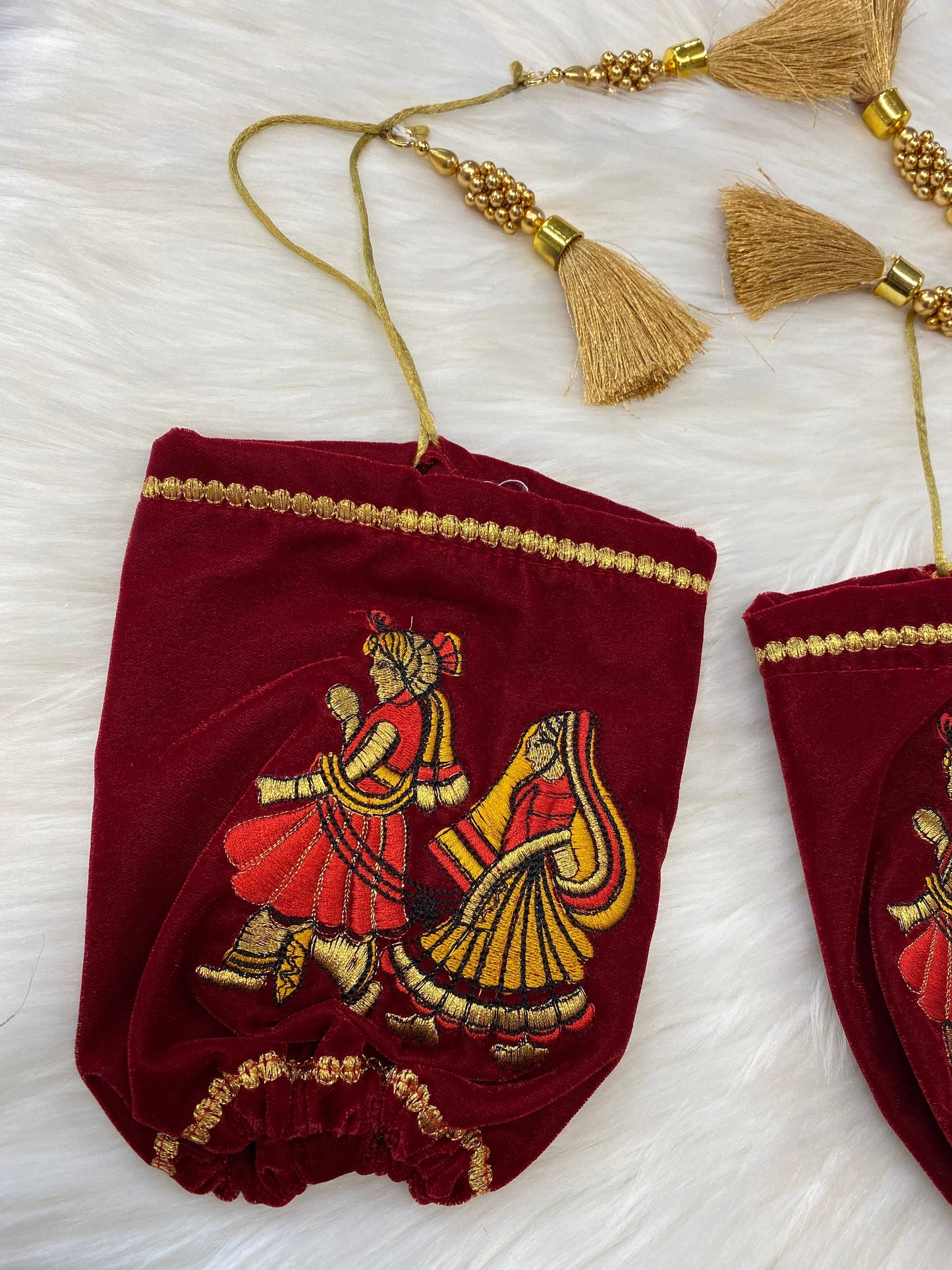 Velvet  Beautiful Chura Cover/Punjabi Chuda Cover/Dulhan Chuda Cover/Chooda Cover/choora/Kaleerey cover