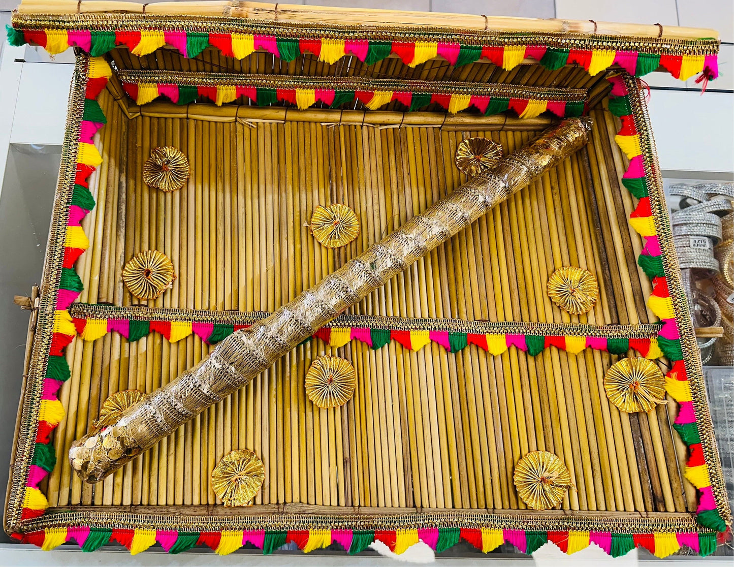 Indian Wedding Accessories-  Chajj/Chaaz for Jaggo Function (Bride/Groom family)