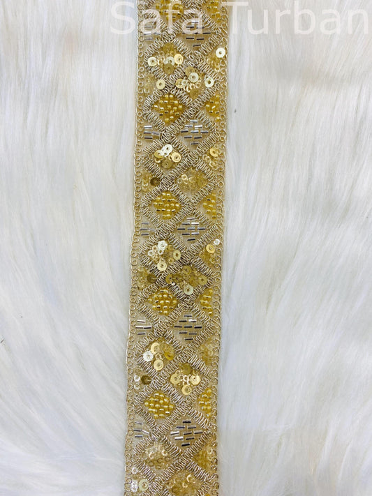 Decorative Fabric Lace for Dresses, Sarees, Lehenga, Suits, Blouses, Dupatta, Chunri, and Craft