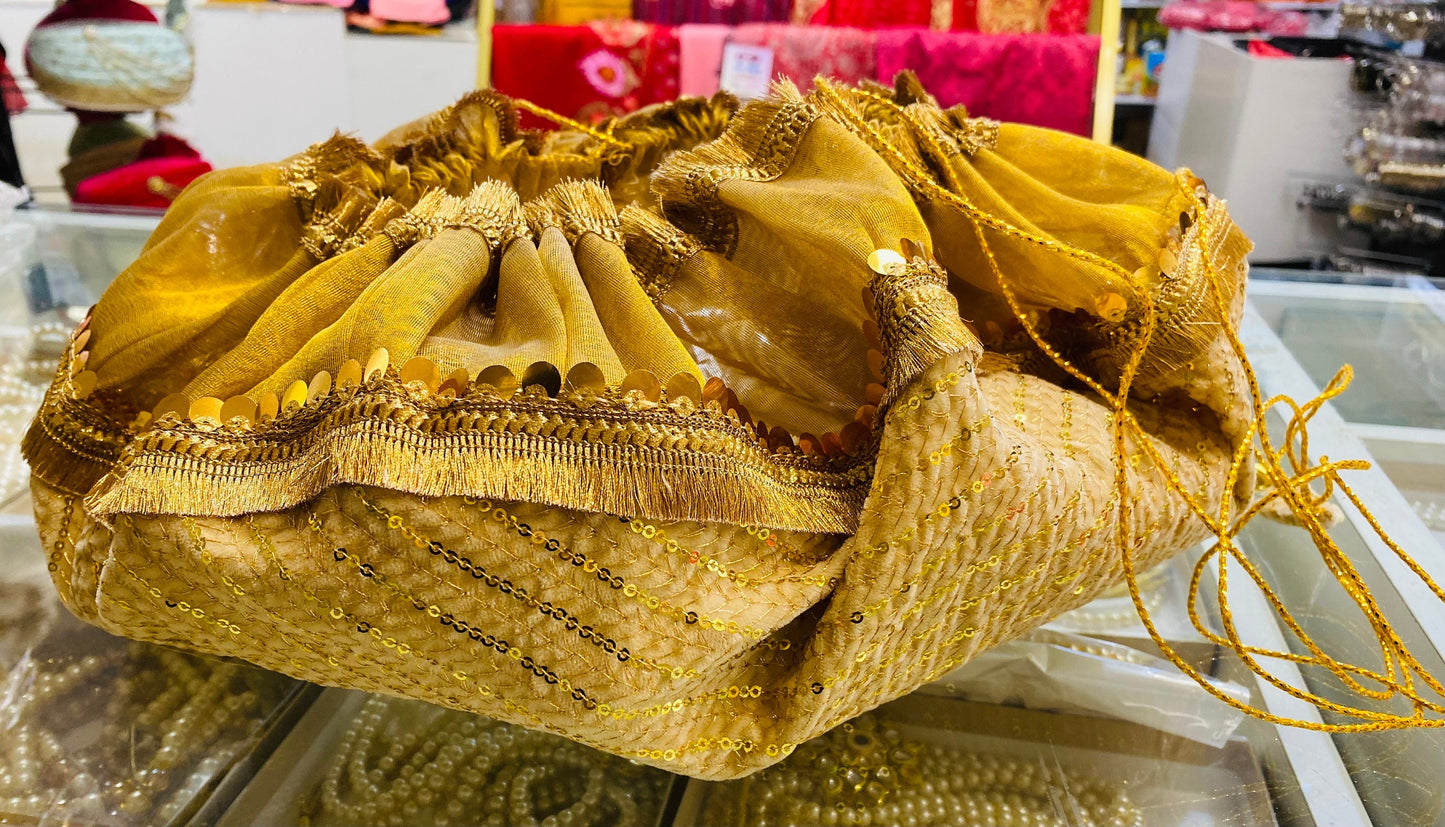 Wedding Accessories- 2 piece Lap Cover Set/ Bride & Groom Shagun/ Shagun Drawstring Bags / Wedding / Wedding Accessories