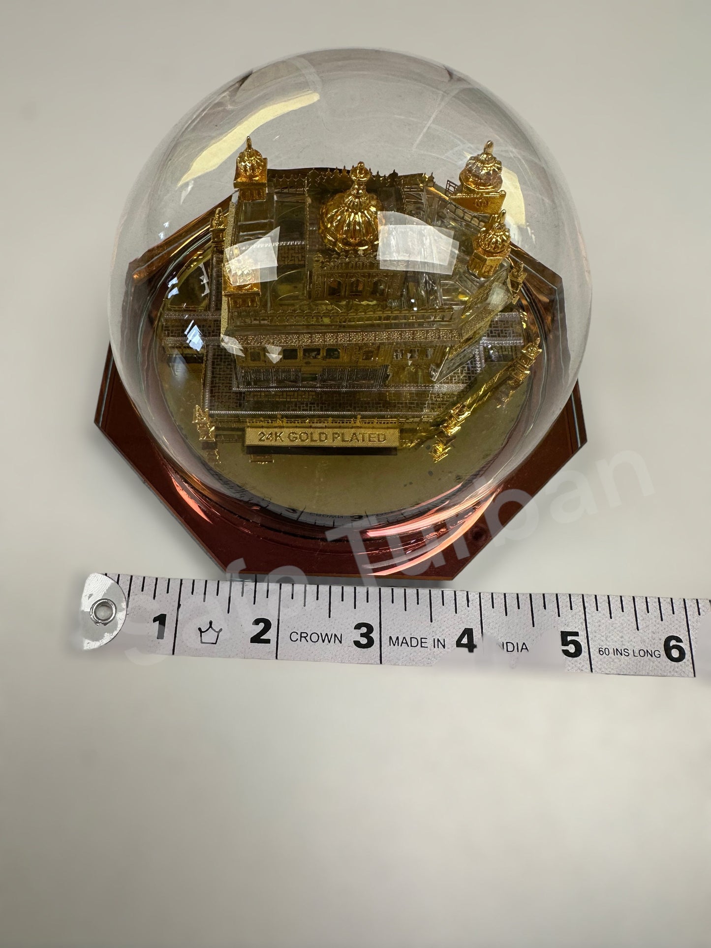 Car/Truck/Office Dashboard/TableTop Display Accessories- (Golden Temple) II Religious/Sikh item (24 carat gold plated)