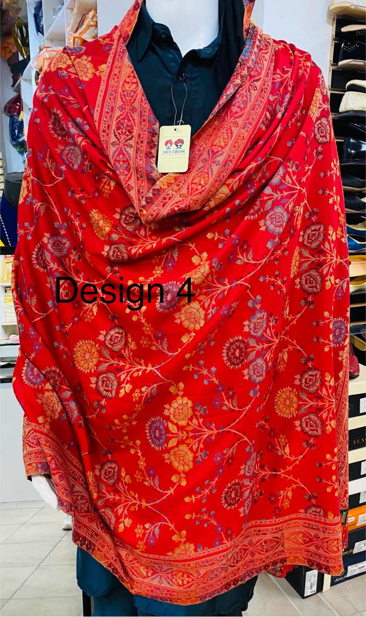 Unisex Pashmina Shawl/ Pashmina Stole Dupatta, Multicolour woolen Shawl