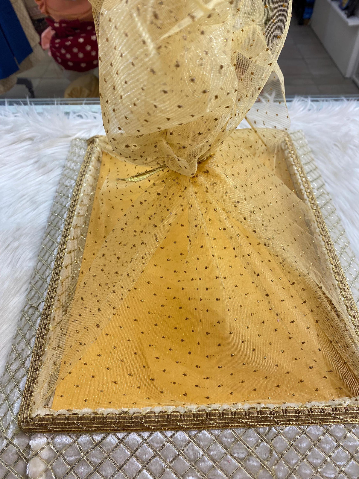 Decorative Wedding Tray/Trousseau Tray/Gifting Tray/Packing Tray