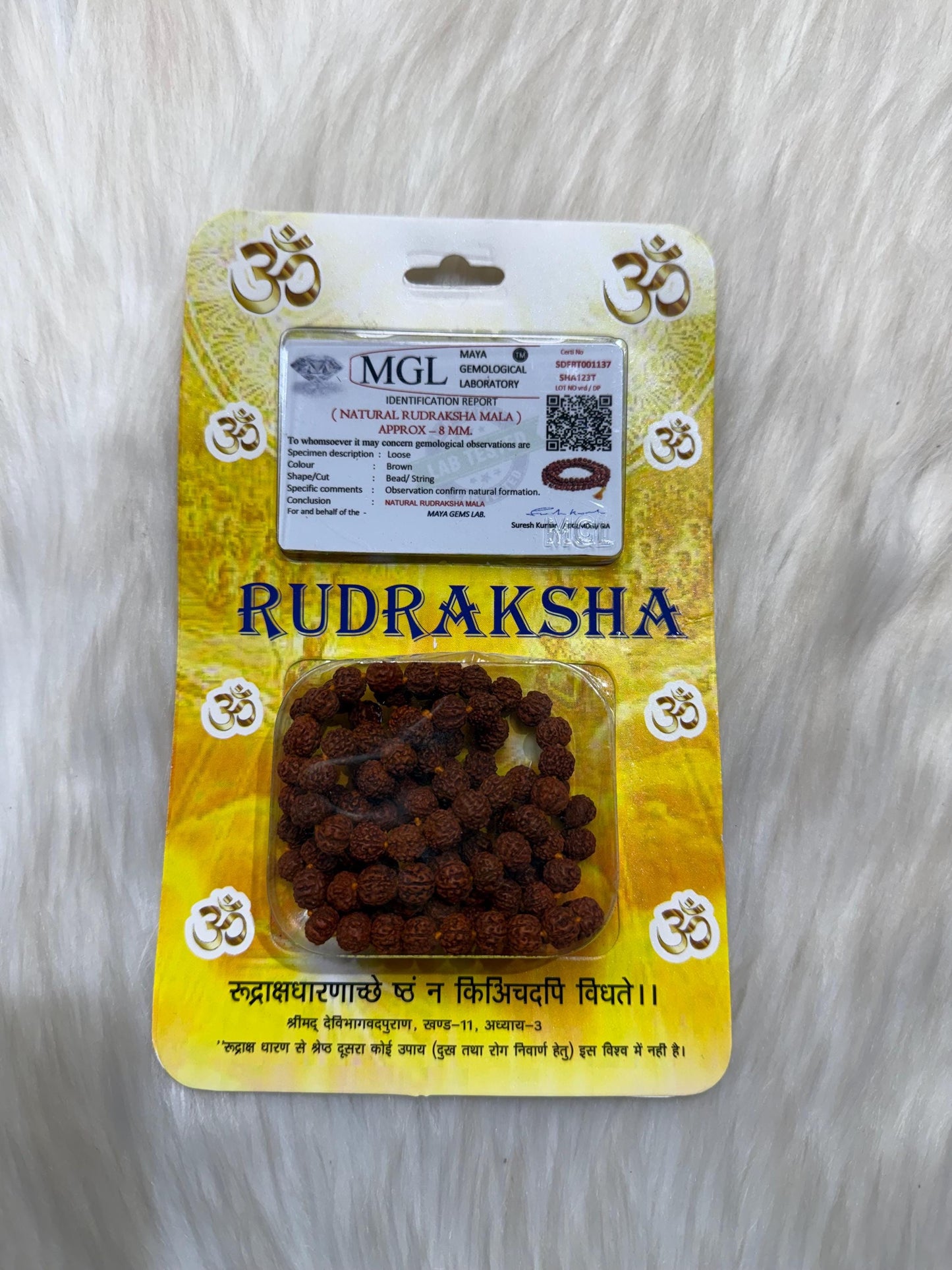 108 Beads Rudraksha Mala