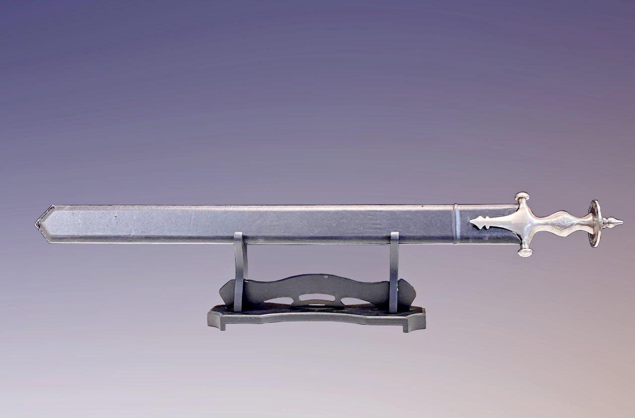 Indian Wedding Decorative Sword/Kirpan/Khanda- Khanda Sword with Sarbaloh Handle