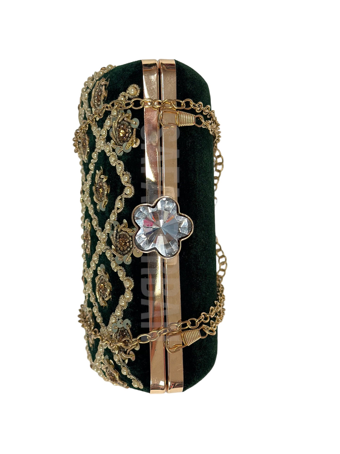 Handicraft Beautiful Velvet Bling Box Clutch Purse For Bridal, Casual, Party, Wedding II Girls' Clutch II wedding purse II embellished purse