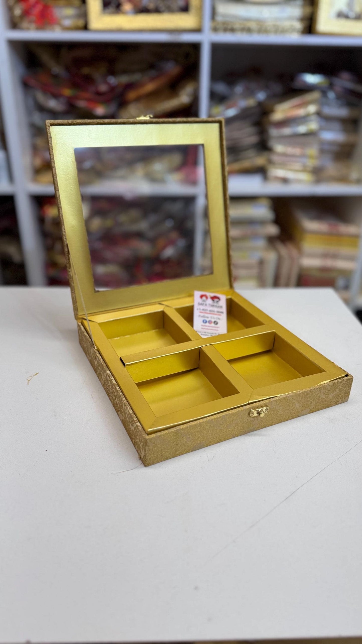 Decorative, Handicraft Empty Dry Fruit Gift Box/Gifting Box/Wedding Box (Box only)